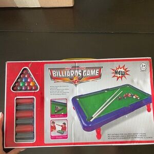 Mini Billiard Set - kids pool table game